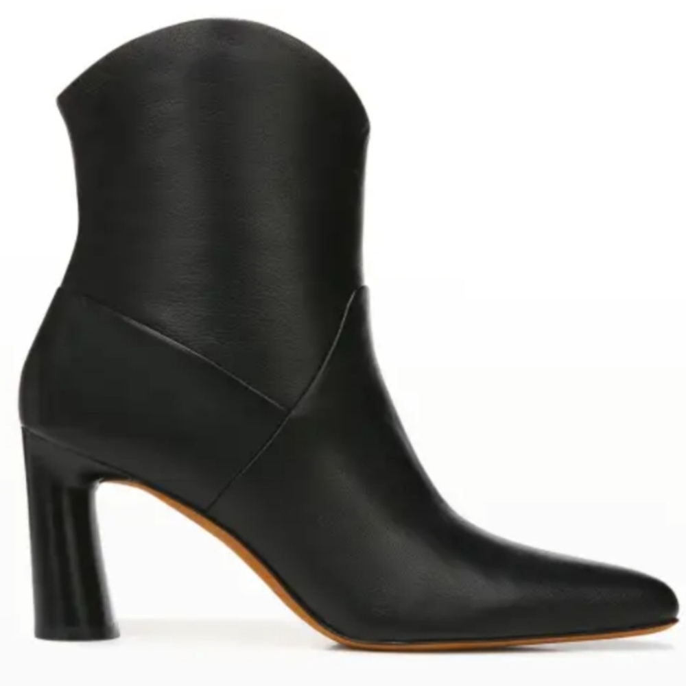 NEW Vince Harlow Leather Heeled Boots